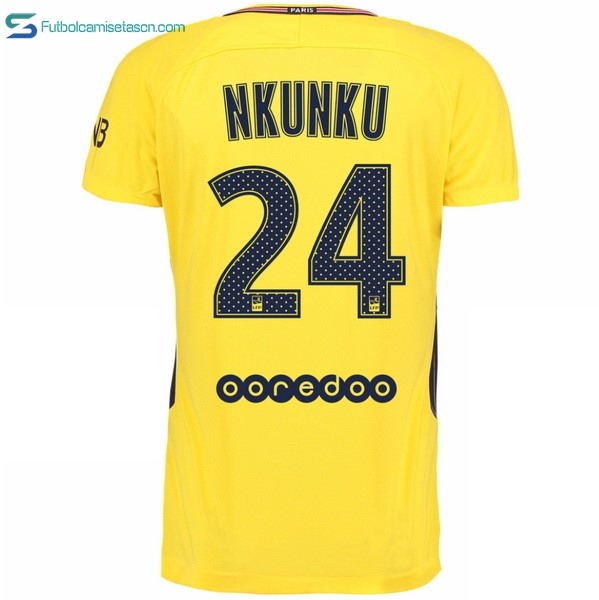 Camiseta Paris Saint Germain 2ª Nkunku 2017/18